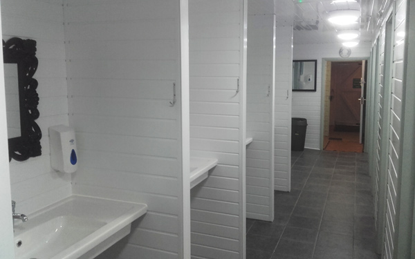 Modern and clean facilities at Bay View Farmers